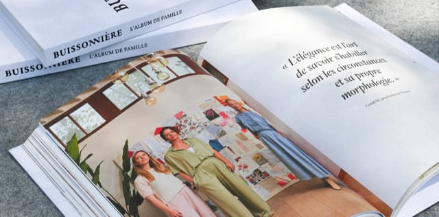 Buissonnière 40 ans, Marque familiale belge, Livre anniversaire Buissonnière Buissonnière 40 ans, Marque familiale belge, Livre anniversaire Buissonnière