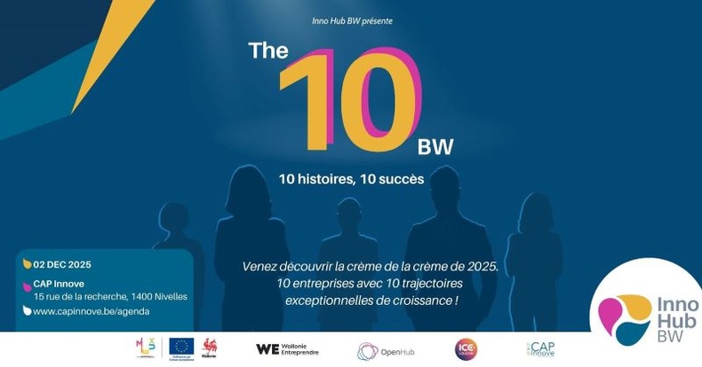 THE 10 BW, entrepreneuriat Brabant wallon, Prix du Public Nolla THE 10 BW, entrepreneuriat Brabant wallon, Prix du Public Nolla