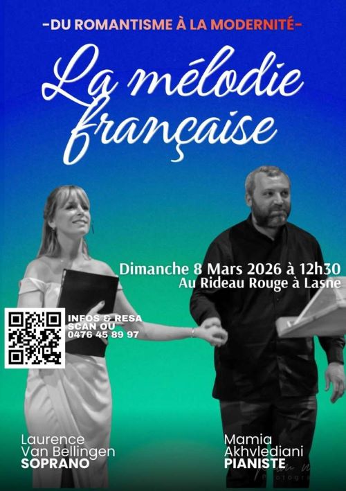 Mélodie française classique, Récital musique XIXe XXe siècle, Concert piano et chant Belgique