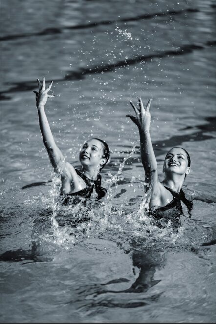 nage synchronisée, exposition, spectacle