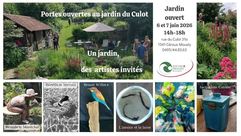 Portes ouvertes au Jardin du Culot : art, écriture et musique au cœur du jardin Portes ouvertes au Jardin du Culot : art, écriture et musique au cœur du jardin