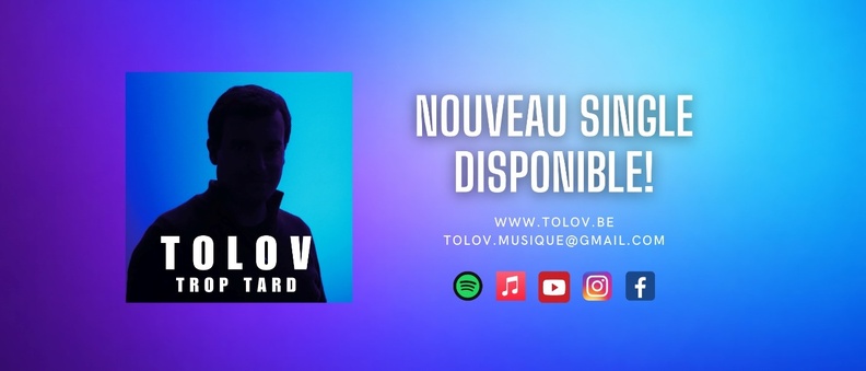 ToloV, indie pop belge, Trop Tard