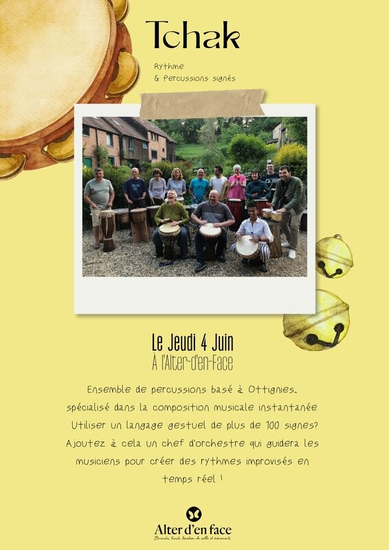 percussions, improvisation, Tchak