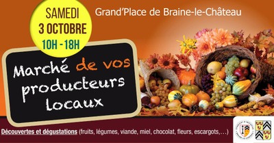 Braine-le-Château : la Grand'Place se remplit de producteurs et d'artisans