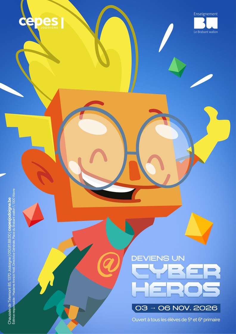 Deviens un Cyber Héros : à Jodoigne, les grands forment les plus jeunes aux bons réflexes numériques