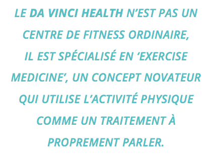 Da Vinci Health by Exercise Medicine - Reprenez une activité physique encadrée médicalement.