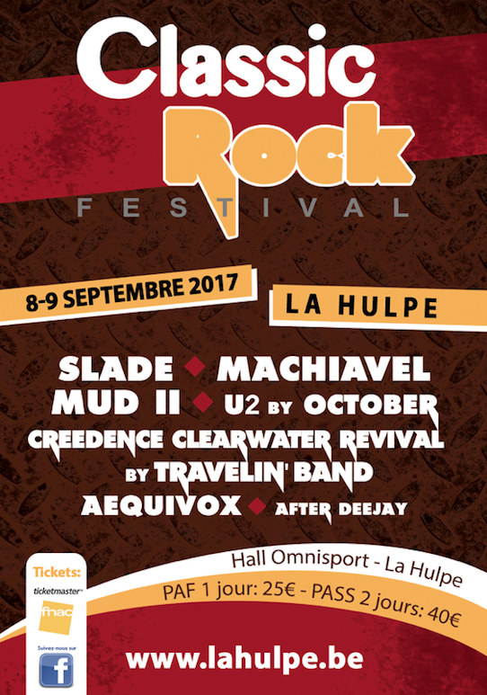 Classic Rock Festival La Hulpe 8-9 septembre