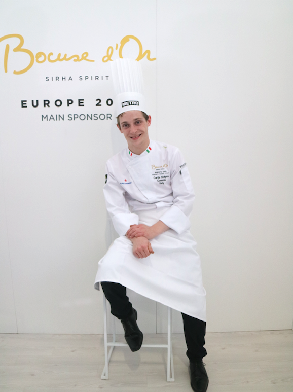 Curtis Mulpas,  jeune espoir Belge de la gastronomie, élu meilleur commis à Turin au Bocuse d'Or Europe!