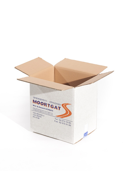 Les cartons de déménagement professionnels, c'est cela aussi le service Moortgat.