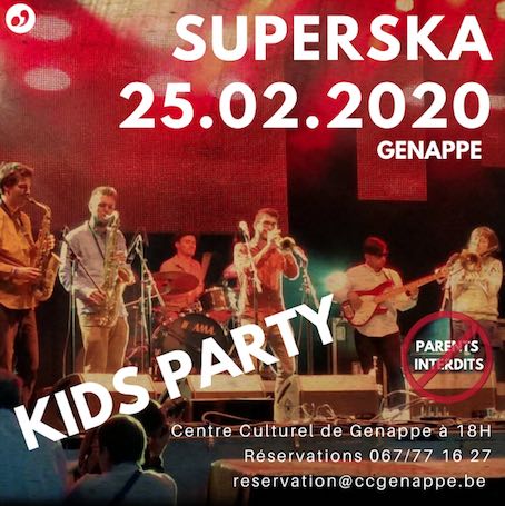 Genappe : KIDS PARTY (parents interdits) SuperSka