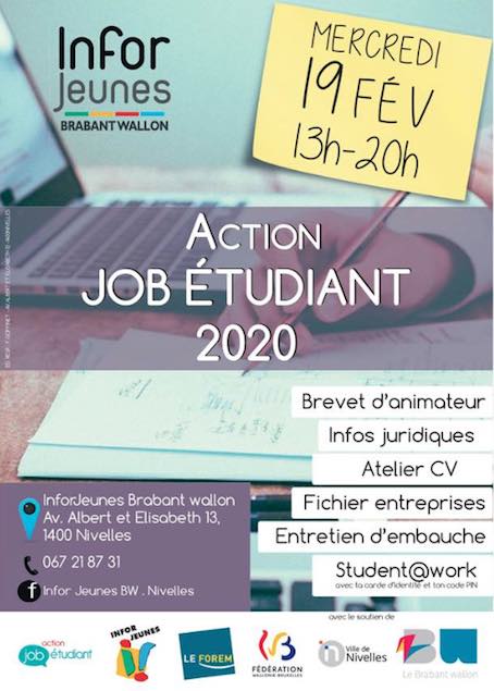 Nivelles : Action Job étudiant