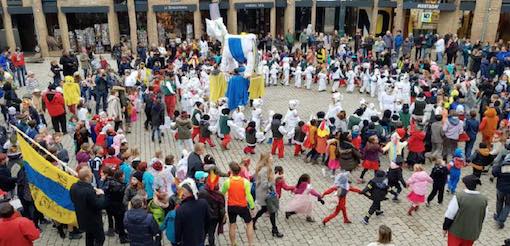 Louvain-La-Neuve : Carnaval du Blan T’chfau