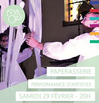 Jodoigne : Performance/Installation : "Paperasserie"