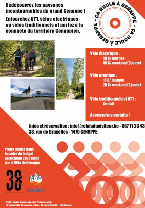 « Ça roule à Genappe - location de vélos électriques »