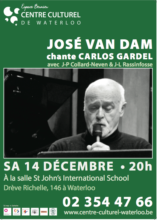 José Van Dam chante Carlos Gardel : Une soirée entre jazz et tango
