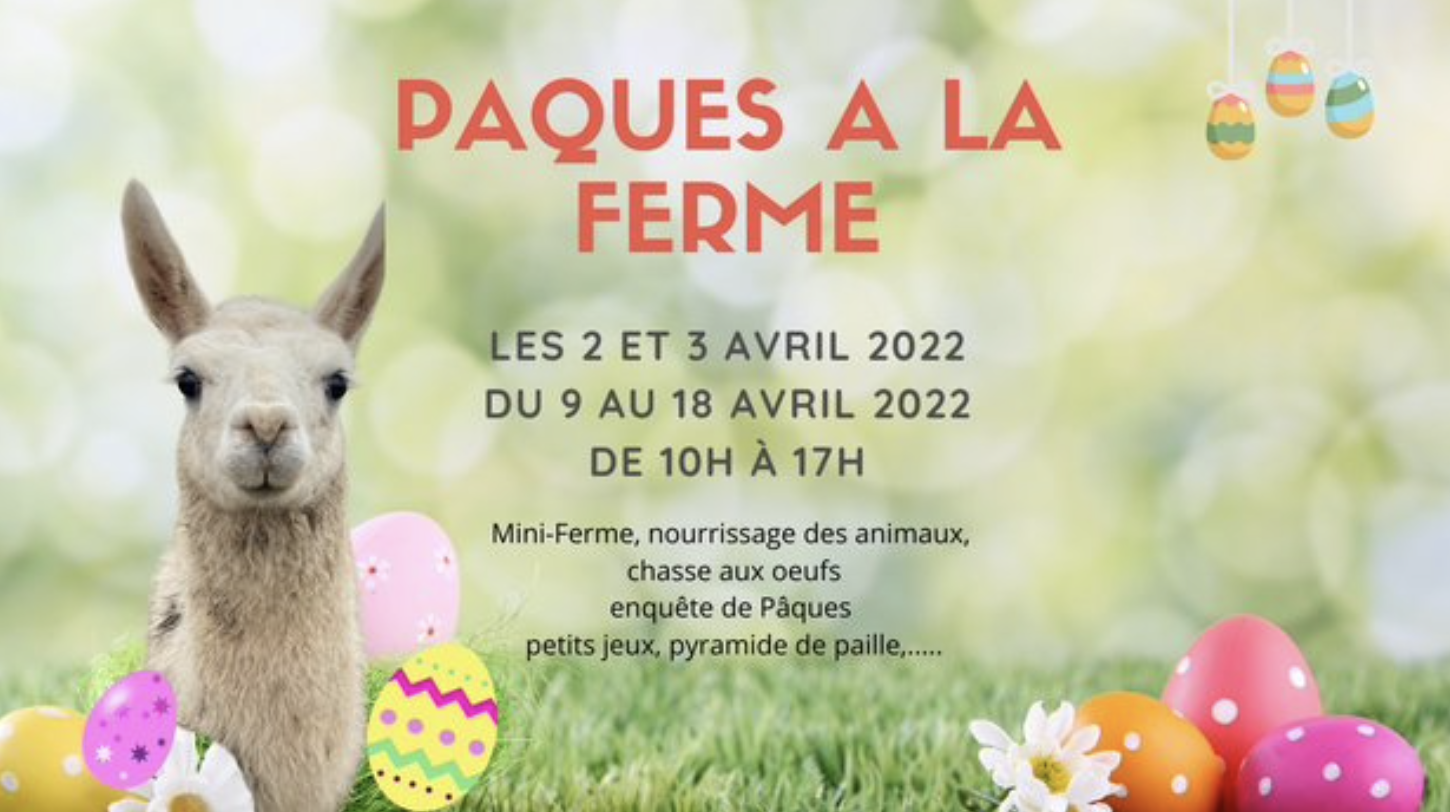 Pâques à la ferme | Le 2 et 3 avril, du 9 au 18 avril 2022 | Grez-Doiceau