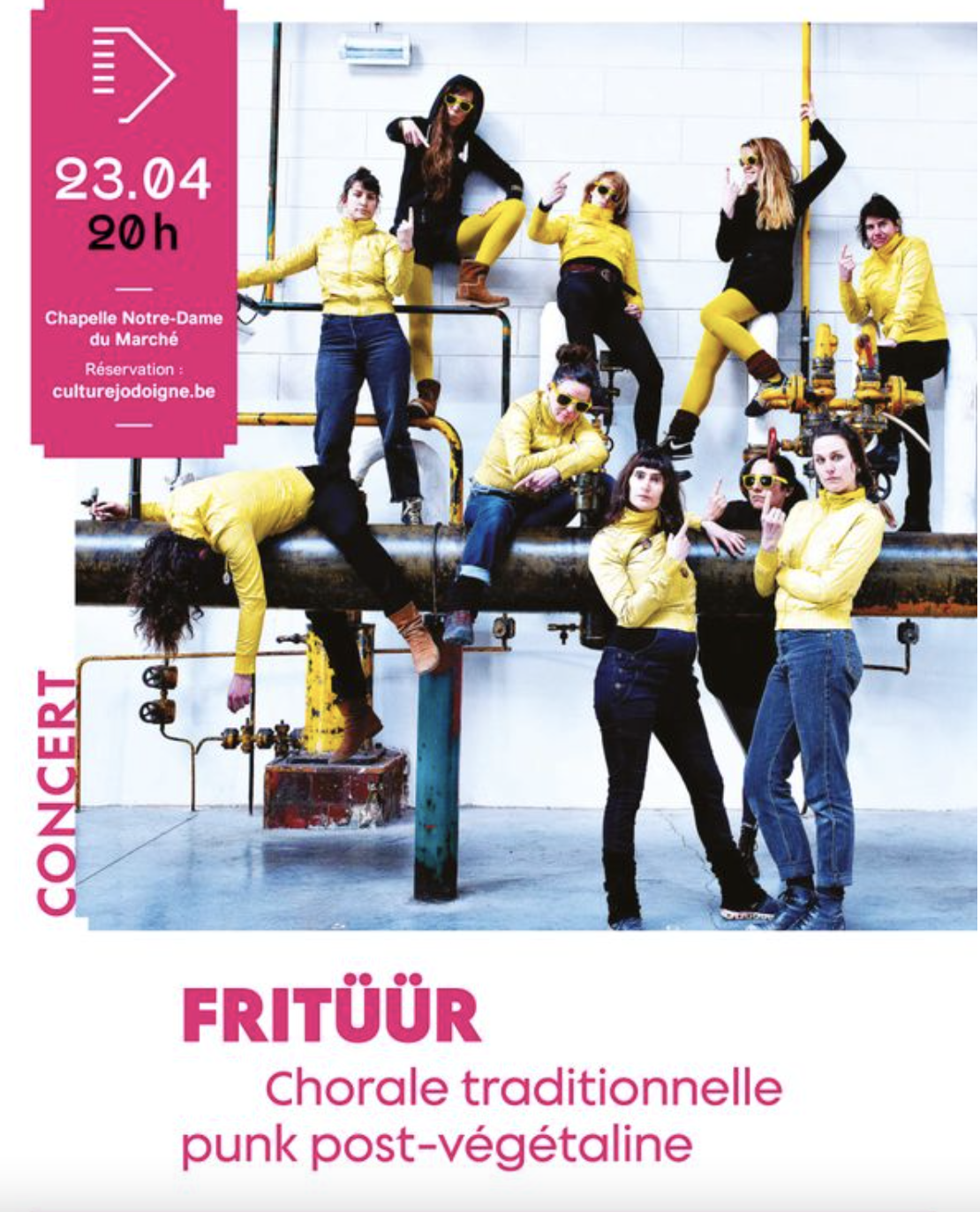 Concert : Fritüür | Le 23 avril 2022 | Jodoigne