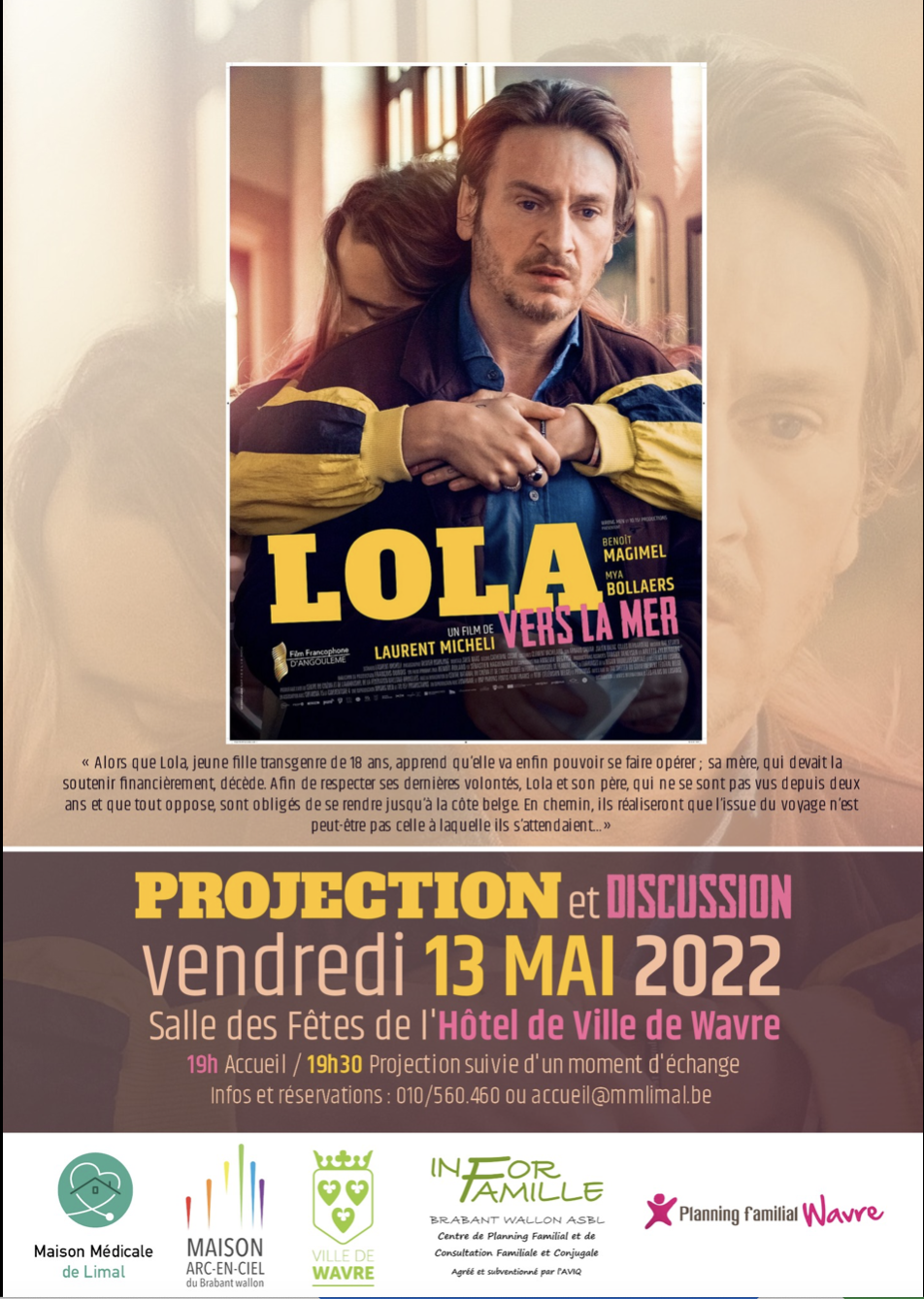 Projection gratuite "LOLA VERS LA MER" | Le 13 mai 2022 | Wavre