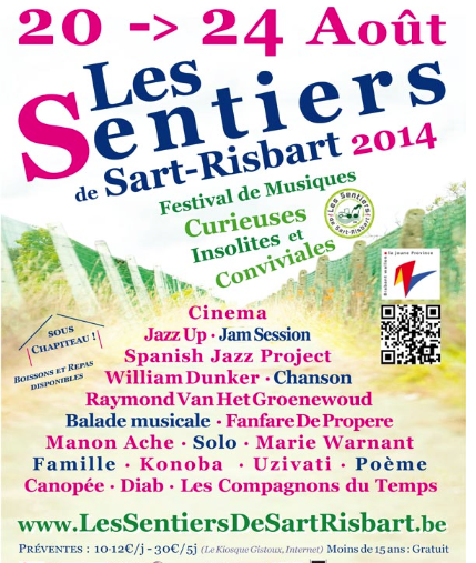 Du mercredi 20 au dimanche 24 août, Incourt, “Les Sentiers de Sart-Risbart”