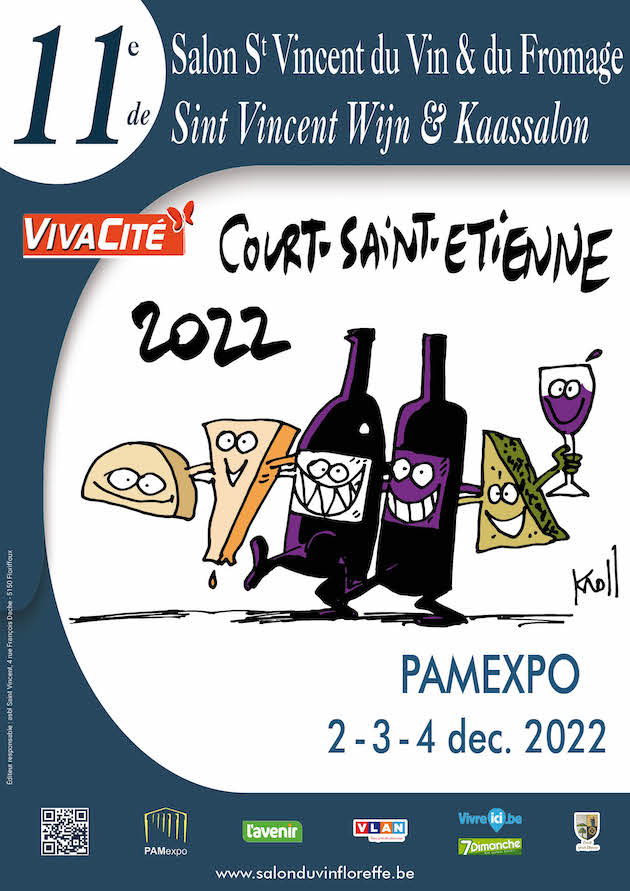 Salon du Vin et du Fromage à Court-Saint-Etienne 2022