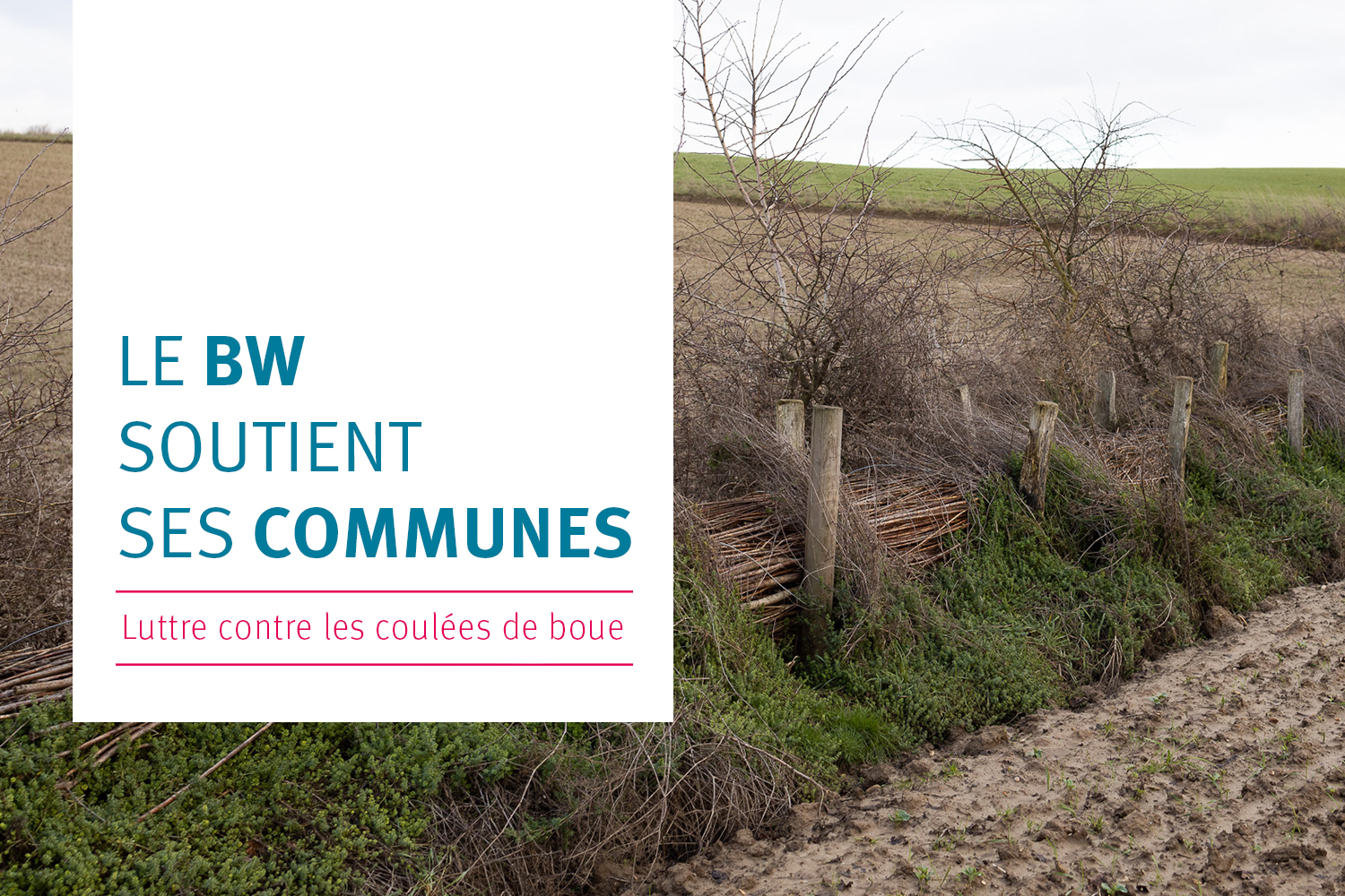 Le Brabant wallon soutient neuf projets pour lutter contre les coulées de boue. Voyez  si votre commune en fait partie ? (Et pour quel montant?)