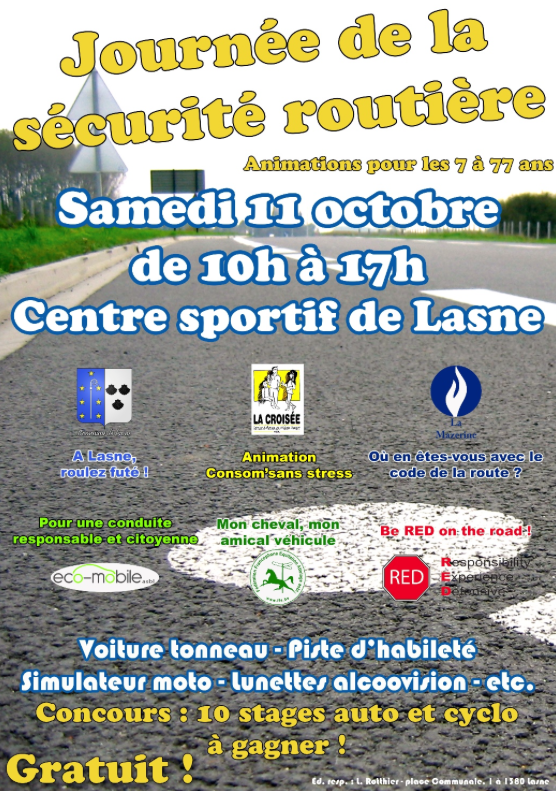 Lasne: Grande journée de la sécurité routière le 11 octobre