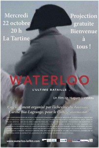 Lasne : Waterloo 1815 : le film à La Tartine