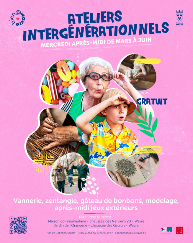 Ateliers Créatifs et Ludiques à Wavre : Un Rendez-vous Inter­générationnel à Ne Pas Manquer !