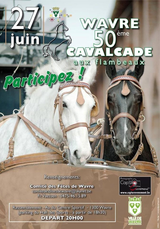 50ème Cavalcade aux flambeaux et fête à Wavre !