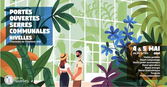 Portes ouvertes des serres communales de Nivelles : Explorez l'univers botanique!
