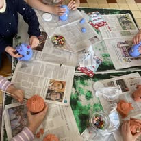 Automne, Créatif, Famille