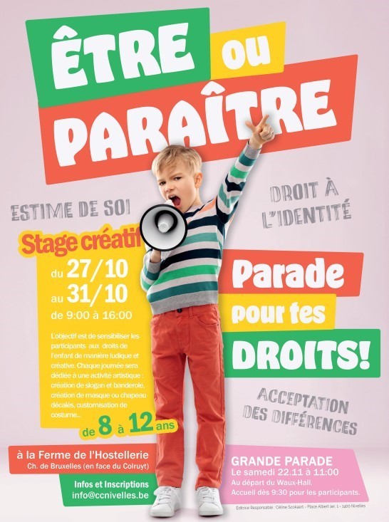 Droits de l’enfant,  Nivelles 2025,  Être soi-même