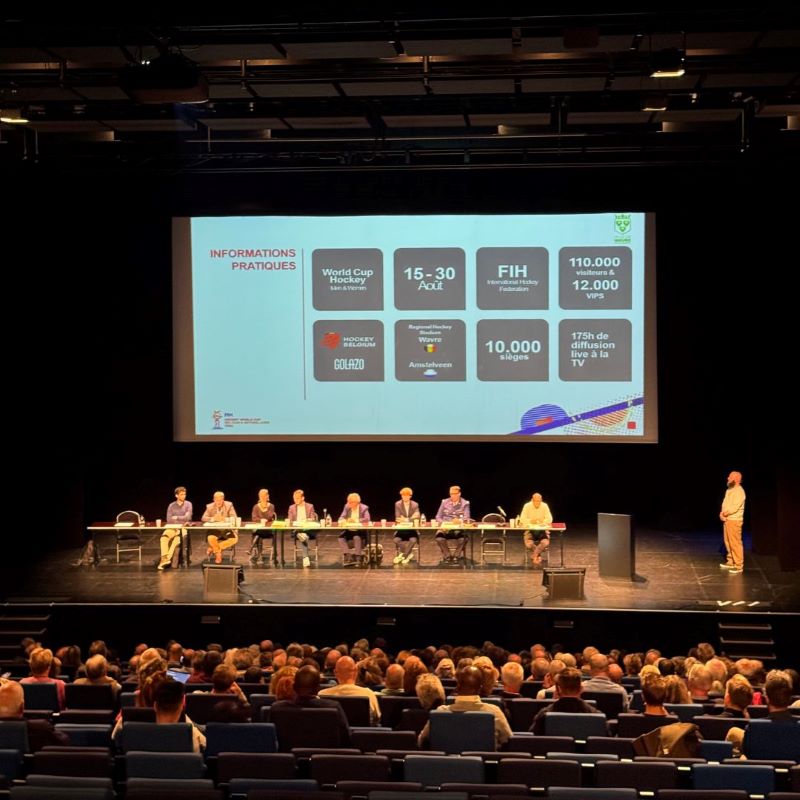 Wavre se prépare à vibrer pour la Coupe du monde de hockey 2026