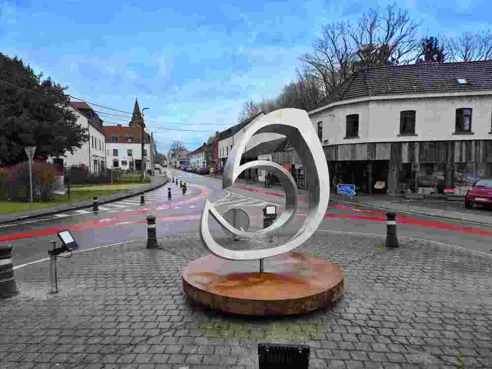 Phénix, sculpture contemporaine, Lasne