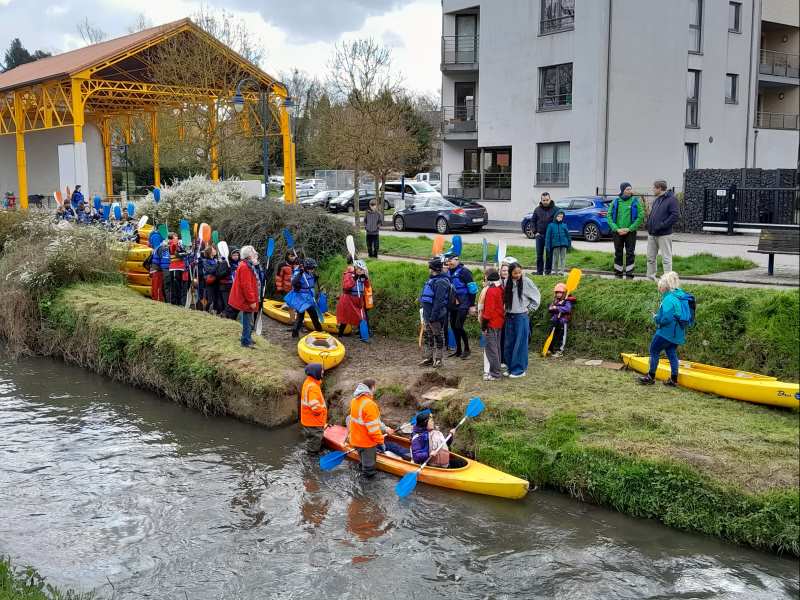 Dyle et Thyle, Kayak Brabant wallon, Sensibilisation environnementale rivières