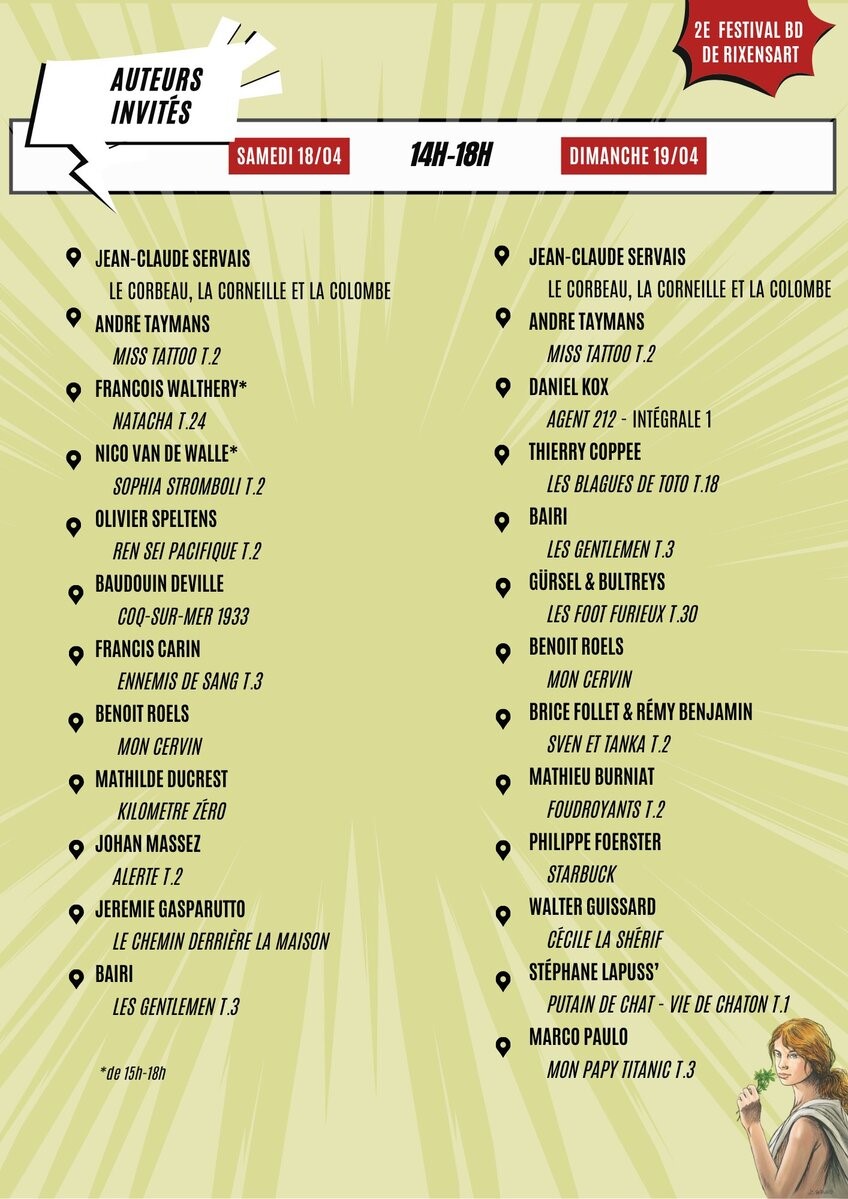 bande dessinée, festival, Rixensart