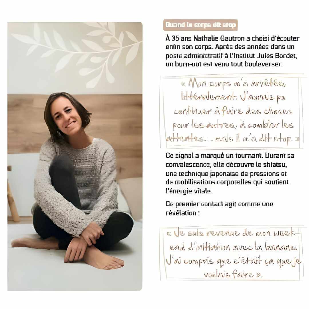 Shiatsu, bien-être, reconversion