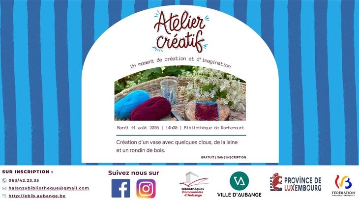 Atelier créatif, Rachecourt, Bibliothèque
