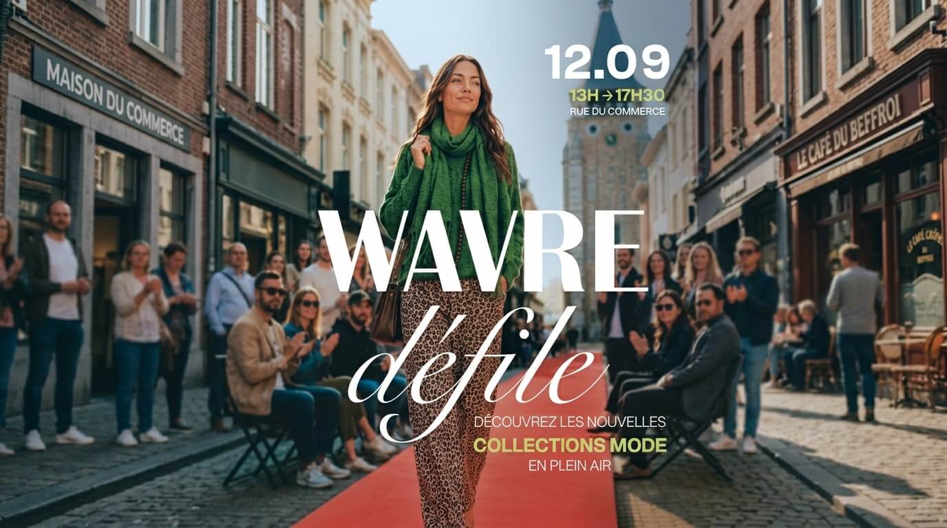 Wavre défile : la mode envahit la rue du Commerce pour une deuxième édition