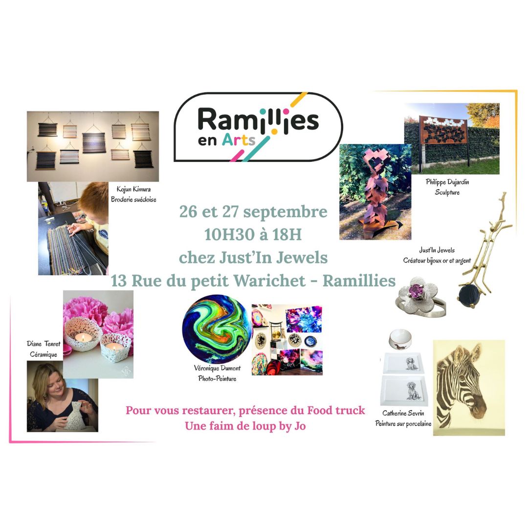 Ramillies en Arts : l'atelier Just'In Jewels ouvre ses portes à cinq artistes