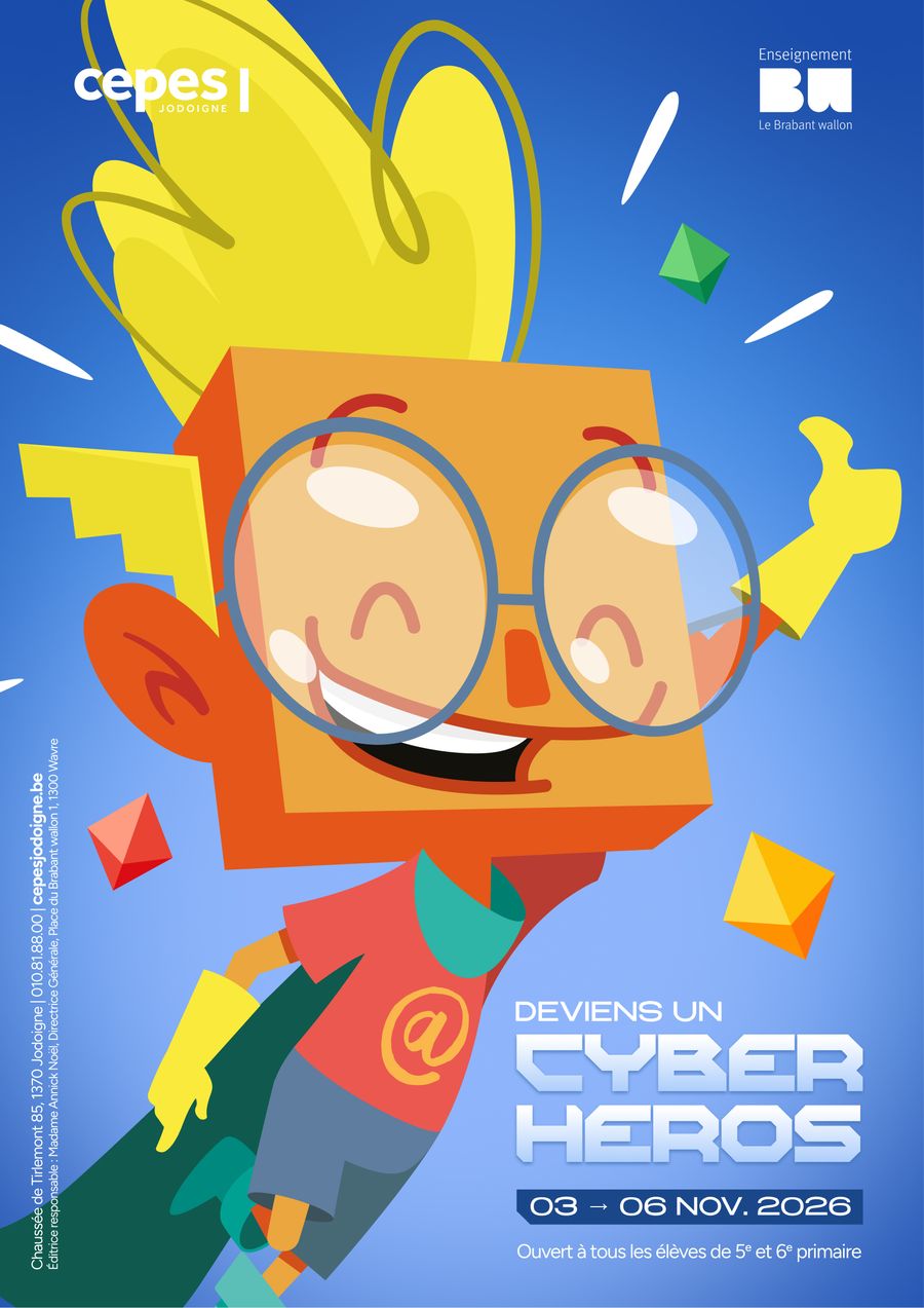 Deviens un Cyber Héros : à Jodoigne, les grands forment les plus jeunes aux bons réflexes numériques