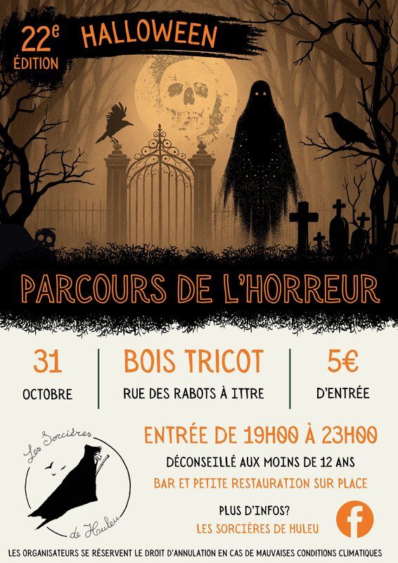 Parcours de l’horreur à Ittre : les Sorcières de Huleu vous attendent au bois Tricot