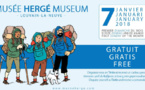 Dimanche 7 janvier 2018, tous les visiteurs bénéficieront de la gratuité sur la visite du Musée Hergé !