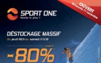 Notre partenaire Sport One vous invite à son DESTOCKAGE MASSIF (Jusque -80%)