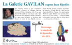 La Galerie GAVILAN expose Juan Ripollés