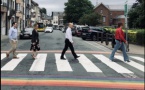 Inauguration passages piétons à Wavre à l'occasion de la Journée Mondiale contre l'homophobie, la transphobie et la biphobie