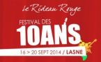 Lasne : Un festival pour les 10 ans du Rideau Rouge !