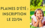 Inscriptions ouvertes pour la plaine du congé d'été 2024 à Archennes !