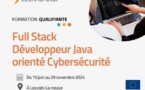 Formation Full Stack Développeur Java orienté Cybersécurité : Une Opportunité à Ne Pas Manquer pour les Demandeurs d'Emploi