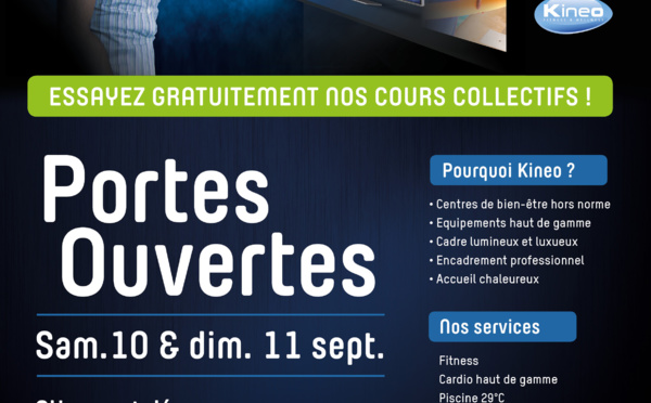 Portes Ouvertes chez Kineo les 10 et 11 septembre !